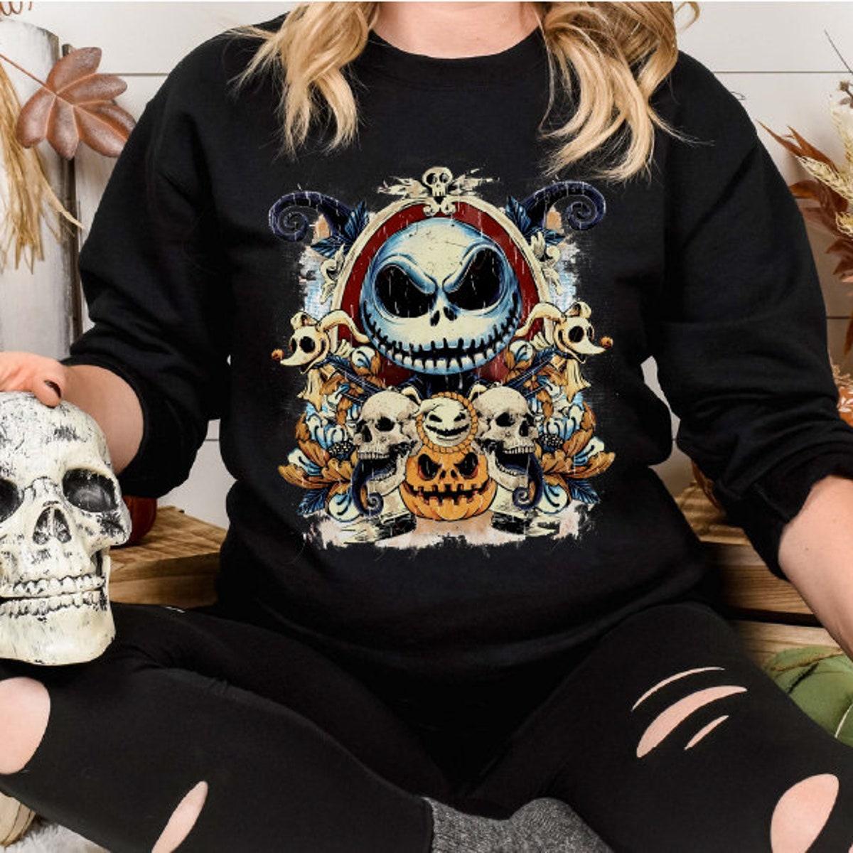 Pumpkin Skeleton Spooky Season Happy Halloween Shirt 7