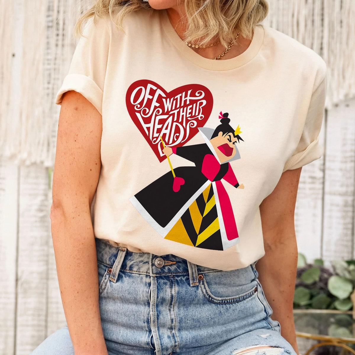 Queen Of Hearts Off With Their Heads Shirt 1