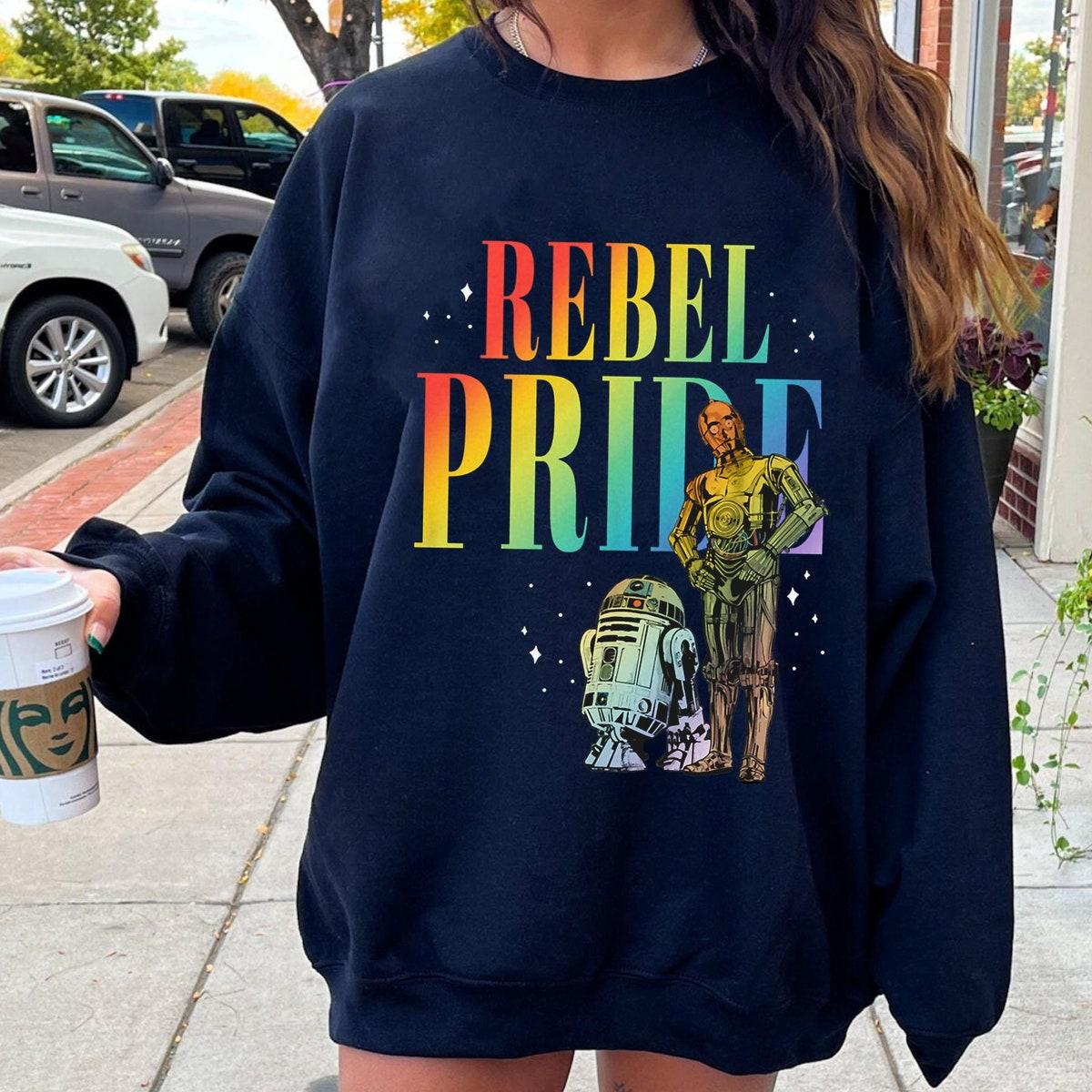 R2 d2 C 3po Rebel Pride Star Wars Lgbt Pride Month Shirt 5