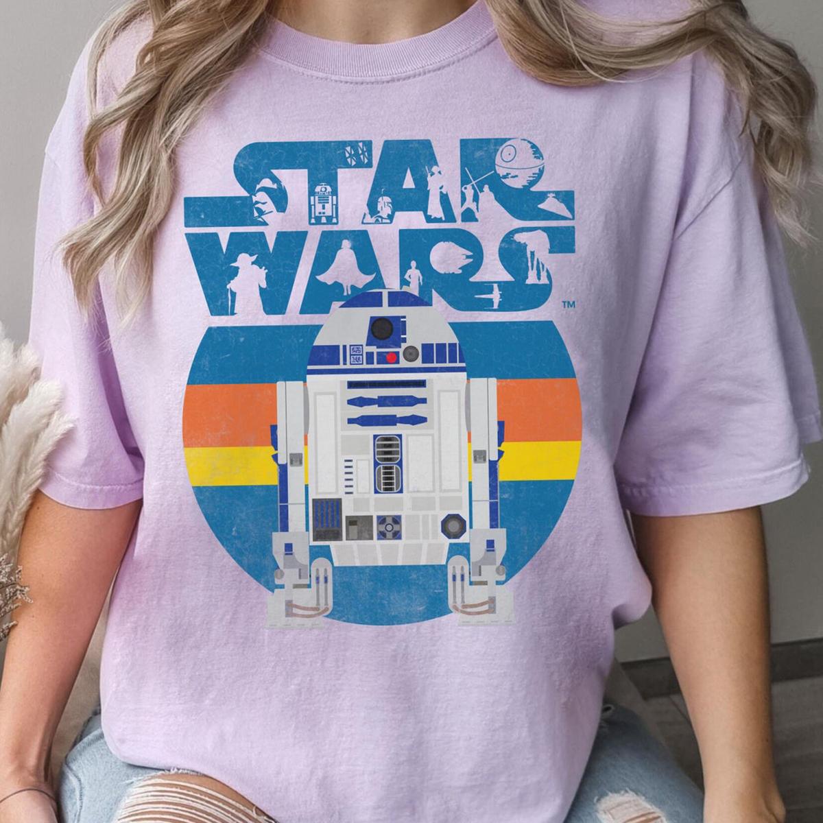 R2d2 Droids Stripes Logo Star Wars Shirt 4