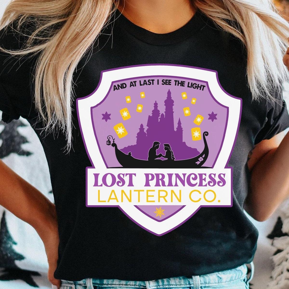 Rapunzel Flynn Rider Lost Princess Lantern Co Est 2010 Shirt 1