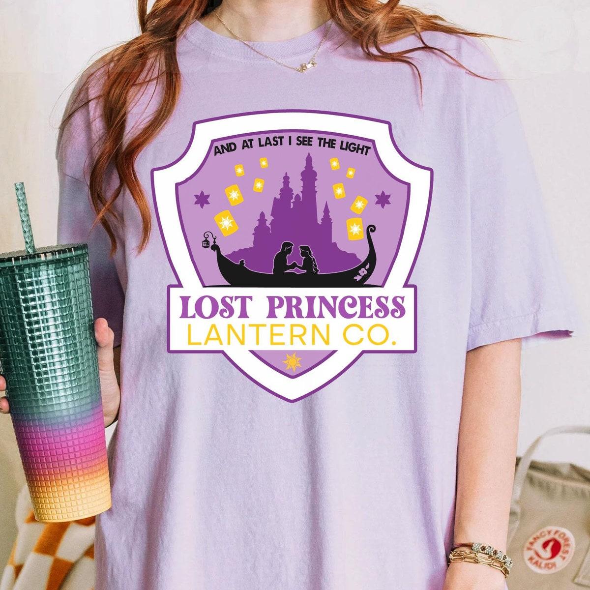 Rapunzel Flynn Rider Lost Princess Lantern Co Est 2010 Shirt 2