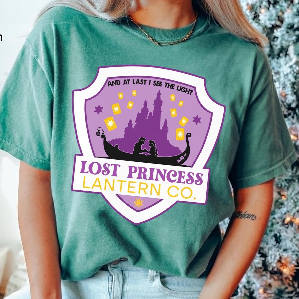 Rapunzel Flynn Rider Lost Princess Lantern Co Est 2010 Shirt 3