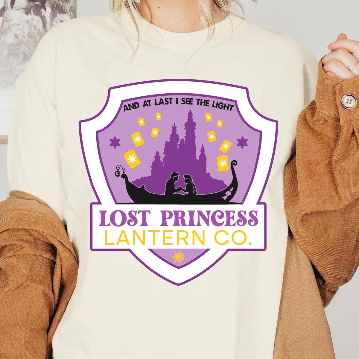 Rapunzel Flynn Rider Lost Princess Lantern Co Est 2010 Shirt 4