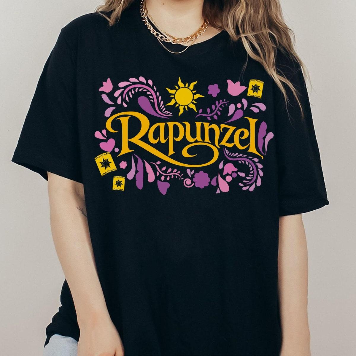 Rapunzel Tangled Sun Lantern Floral Disney Tangled Shirt 1