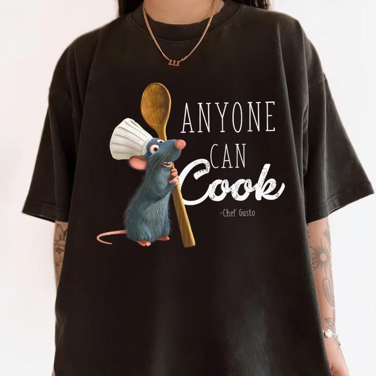 Remy Mouse Chef Anyone Can Cook Disney Ratatouille Remy Shirt 1