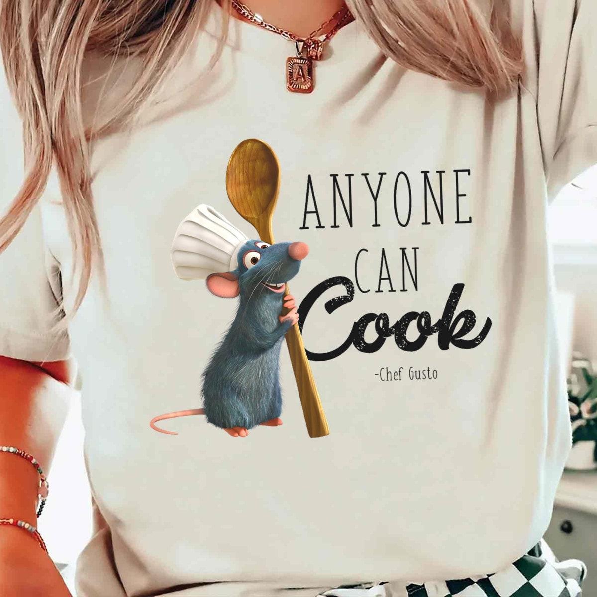 Remy Mouse Chef Anyone Can Cook Disney Ratatouille Remy Shirt 2