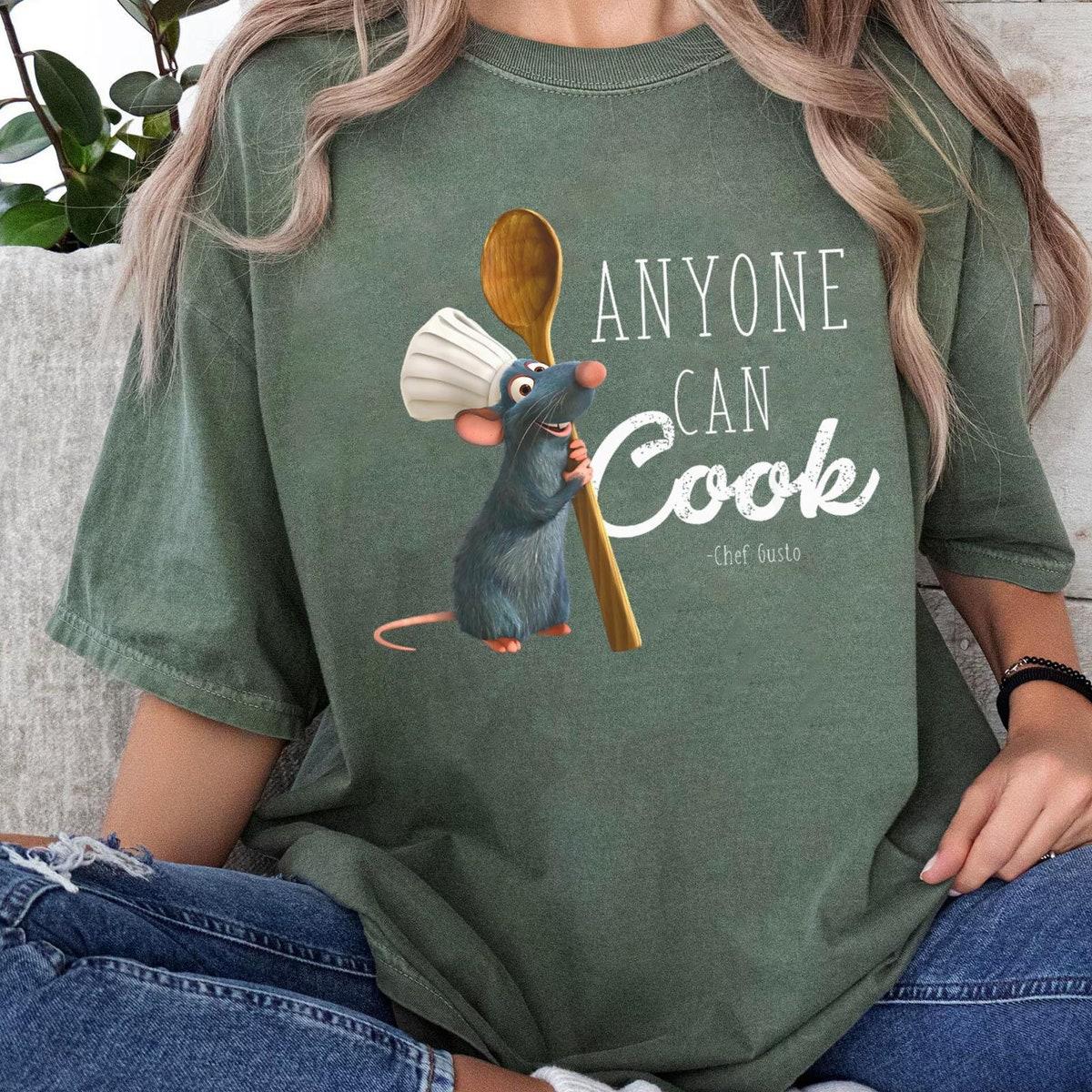 Remy Mouse Chef Anyone Can Cook Disney Ratatouille Remy Shirt 3