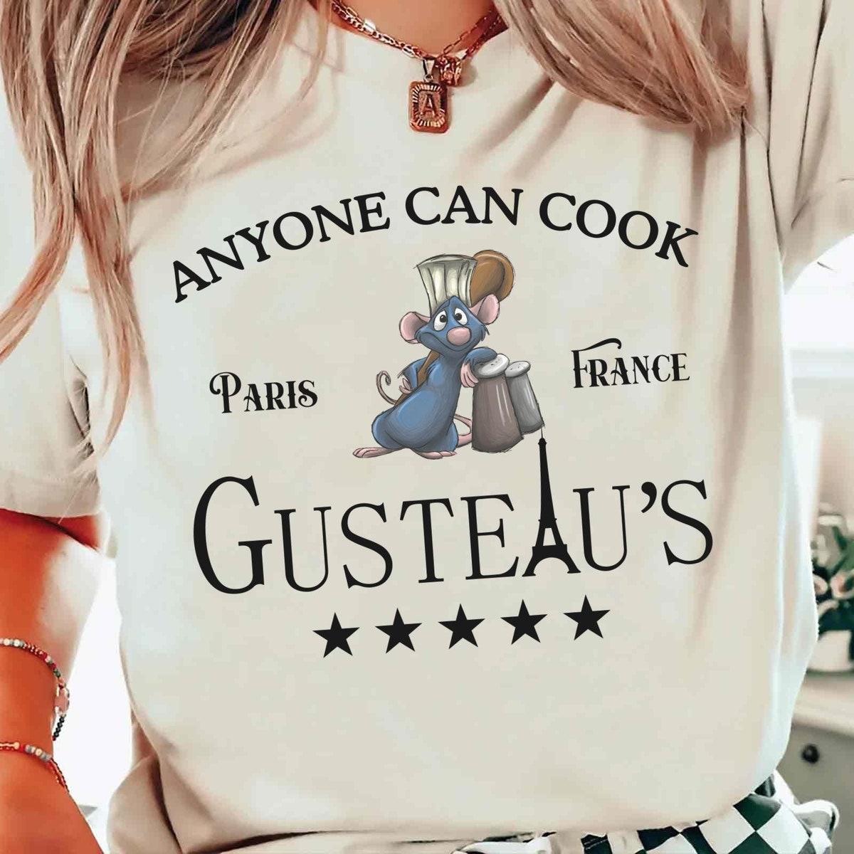 Remy Mouse Chef Gusteau's Anyone Can Cook Shirt 1