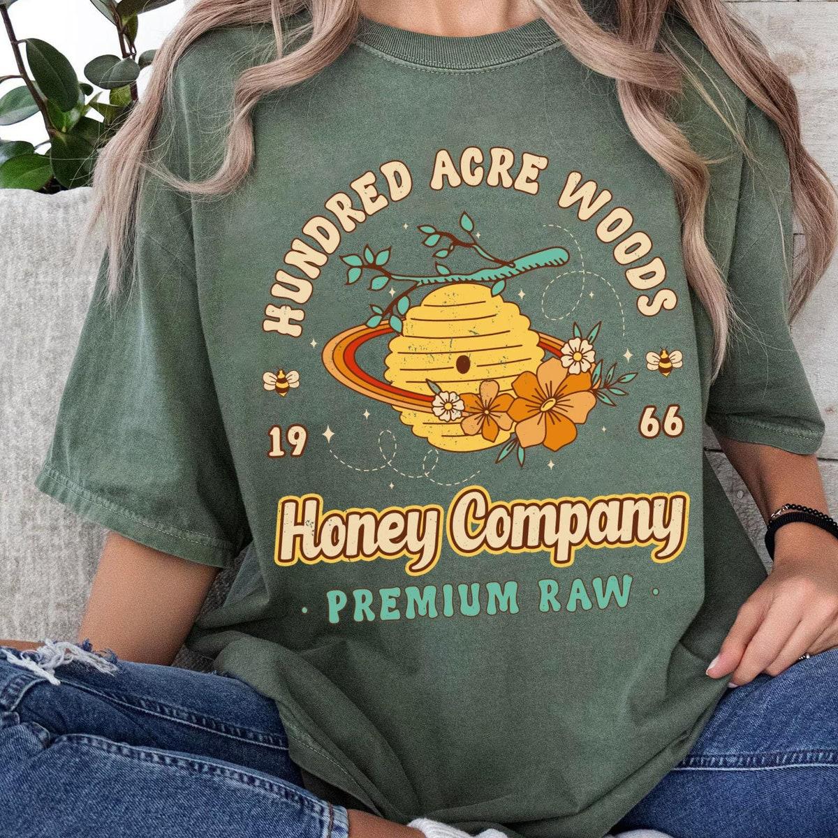 Retro 70s Hundred Acre Woods Honey Company Shirt 3