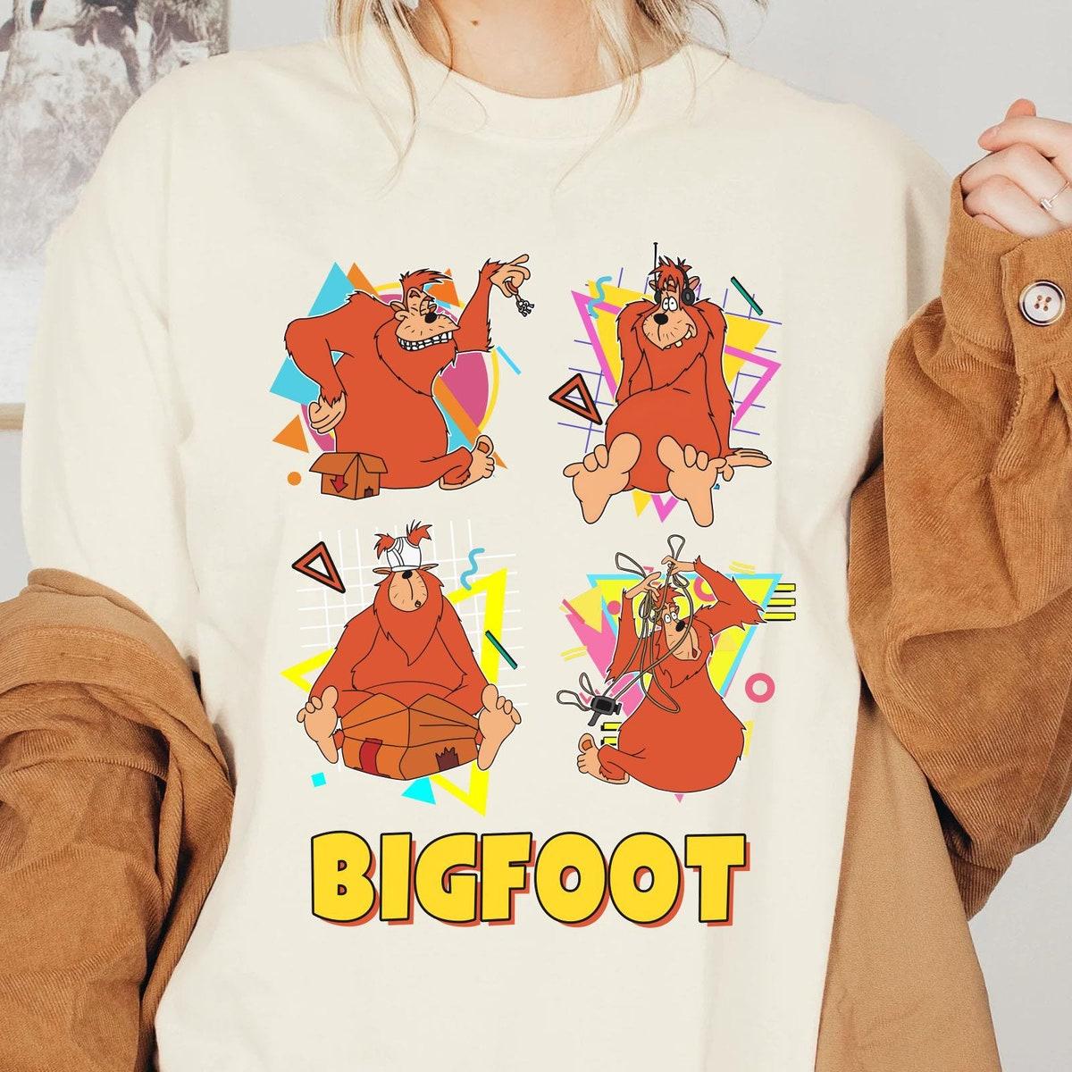 Retro 90 Big Foot A Goofy Movie Funny Disney Shirt 2