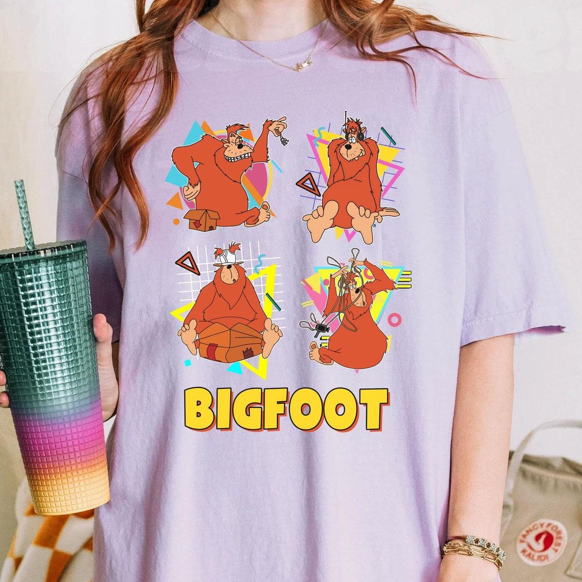 Retro 90 Big Foot A Goofy Movie Funny Disney Shirt 3