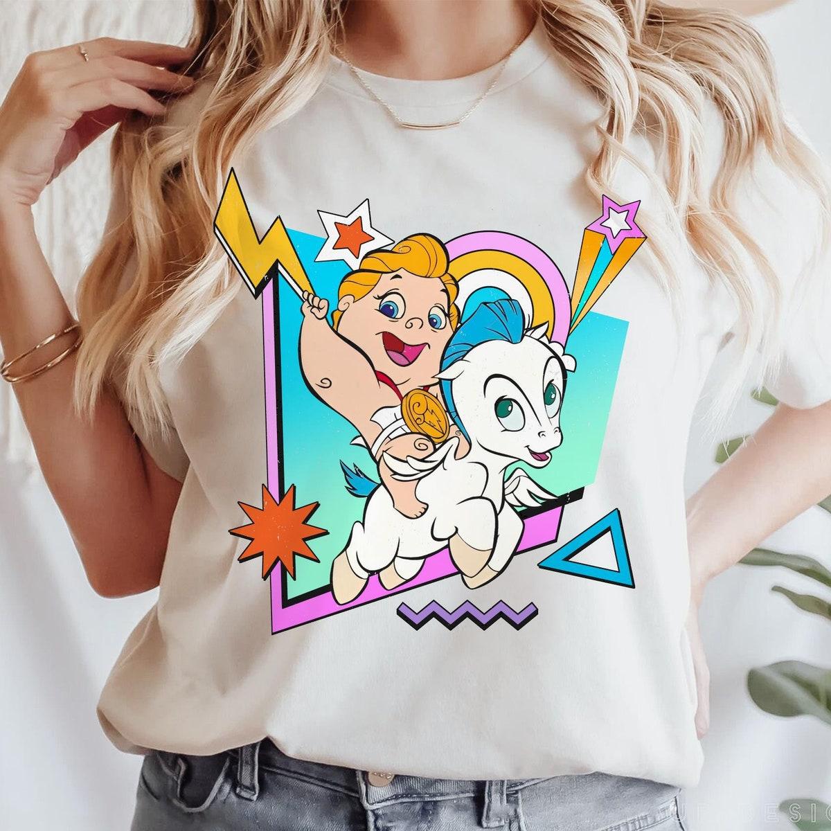 Retro 90s Baby Hercules And Pegasus Hercules Shirt 1