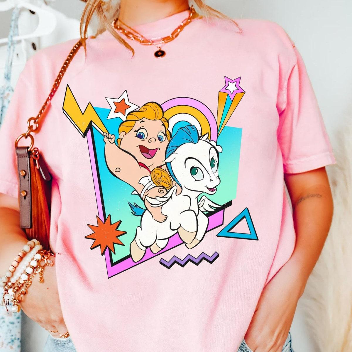 Retro 90s Baby Hercules And Pegasus Hercules Shirt 4