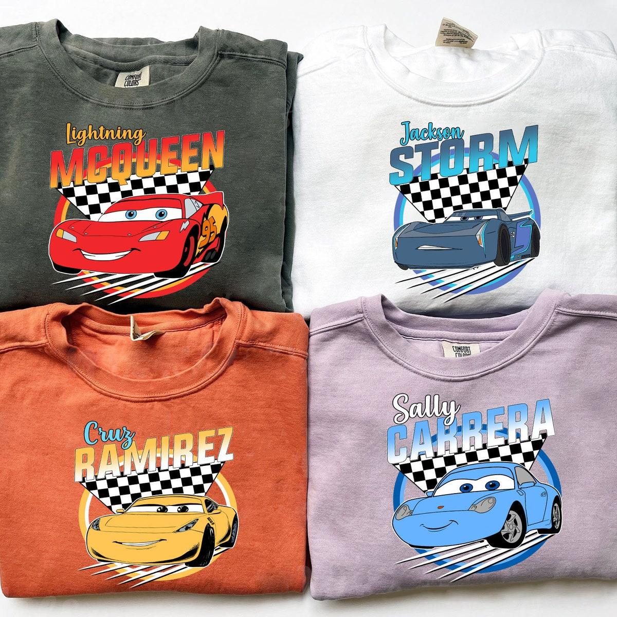 Retro 90s Cars Checkerboard Racing Shirt 1