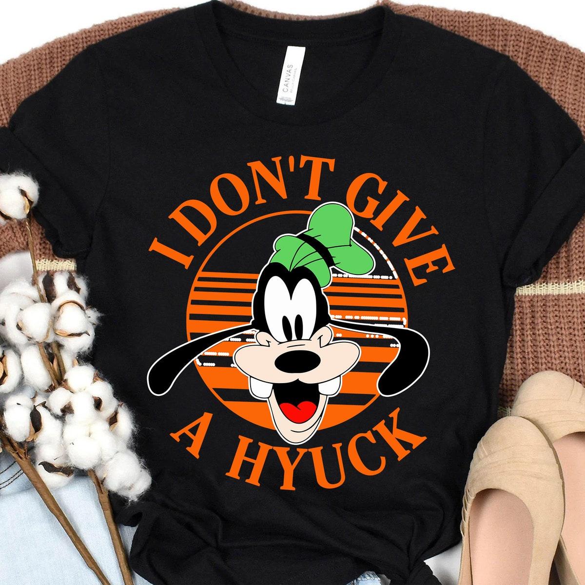 Retro 90s Disney Goofy I Don't Give A Hyuck Shirt 1