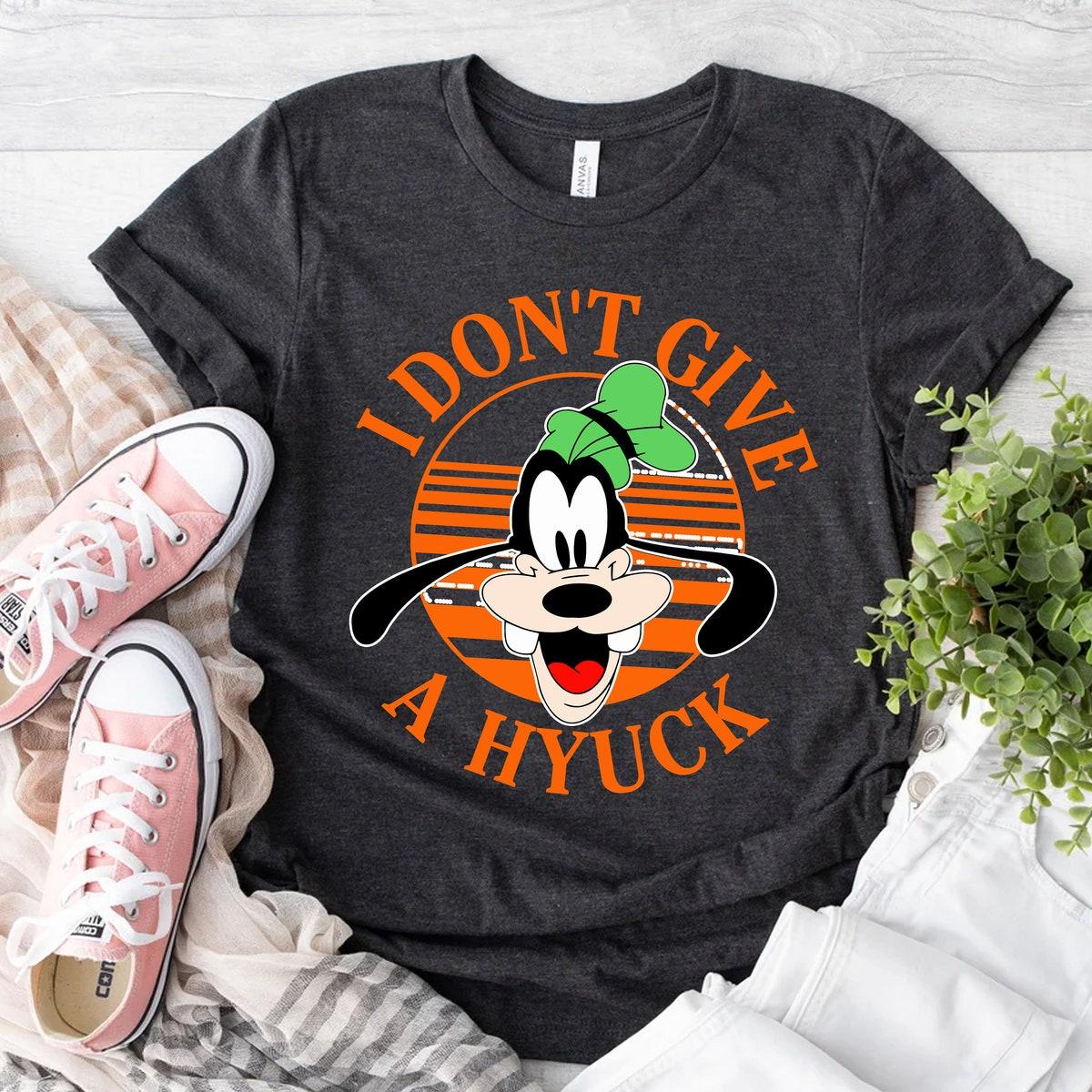 Retro 90s Disney Goofy I Don't Give A Hyuck Shirt 3