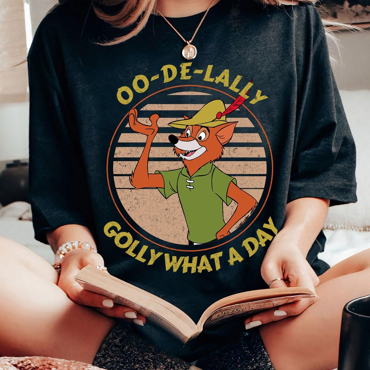 Retro 90s Disney Robin Hood Oo De Lally Golly What A Day Shirt 1