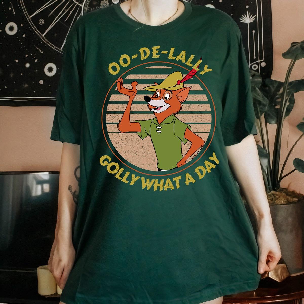 Retro 90s Disney Robin Hood Oo De Lally Golly What A Day Shirt 2