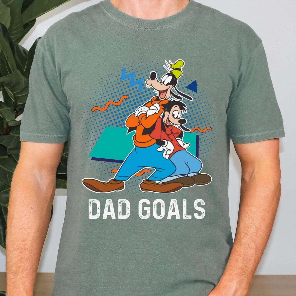 Retro 90s Goofy And Max Dad Goals Shirt 2