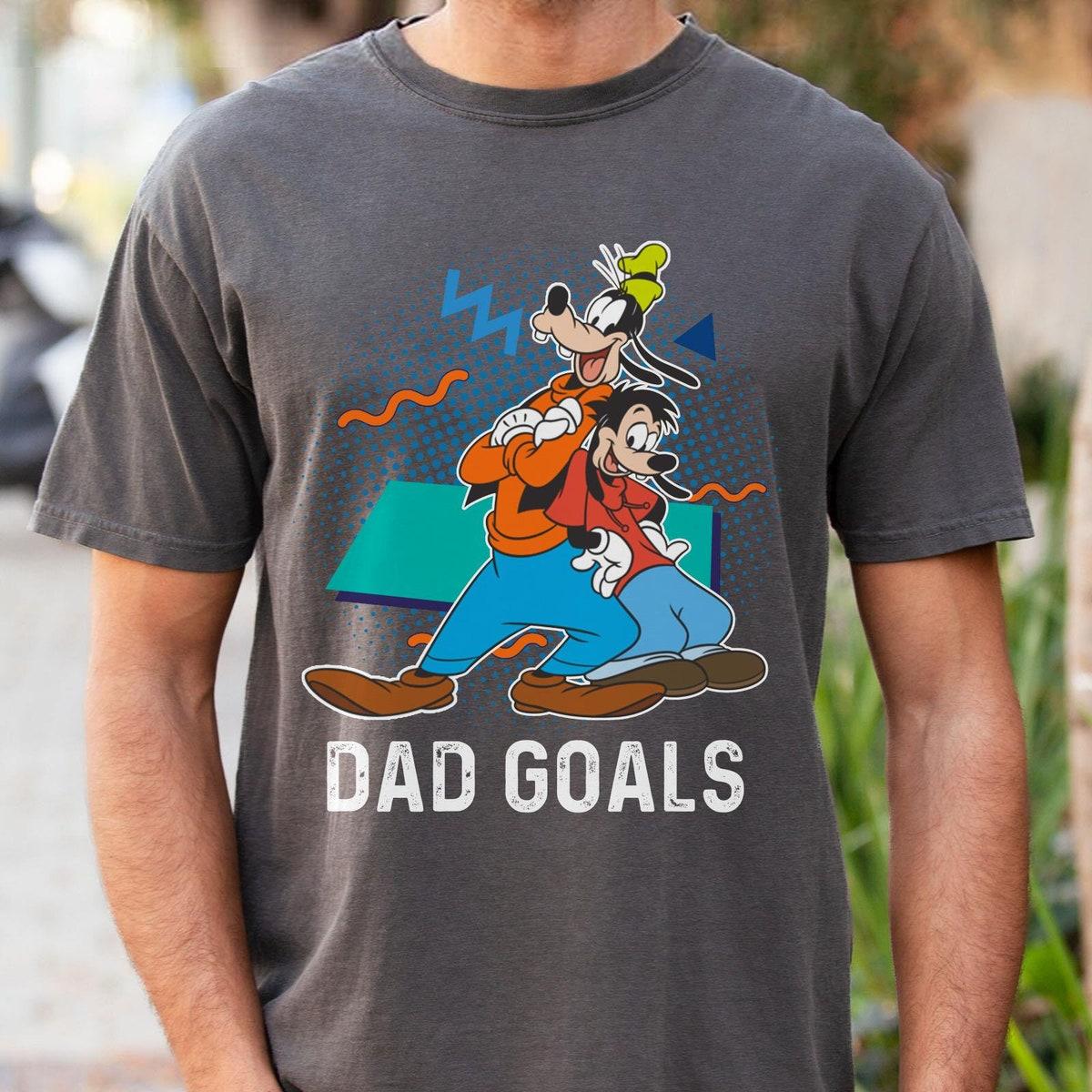 Retro 90s Goofy And Max Dad Goals Shirt 3