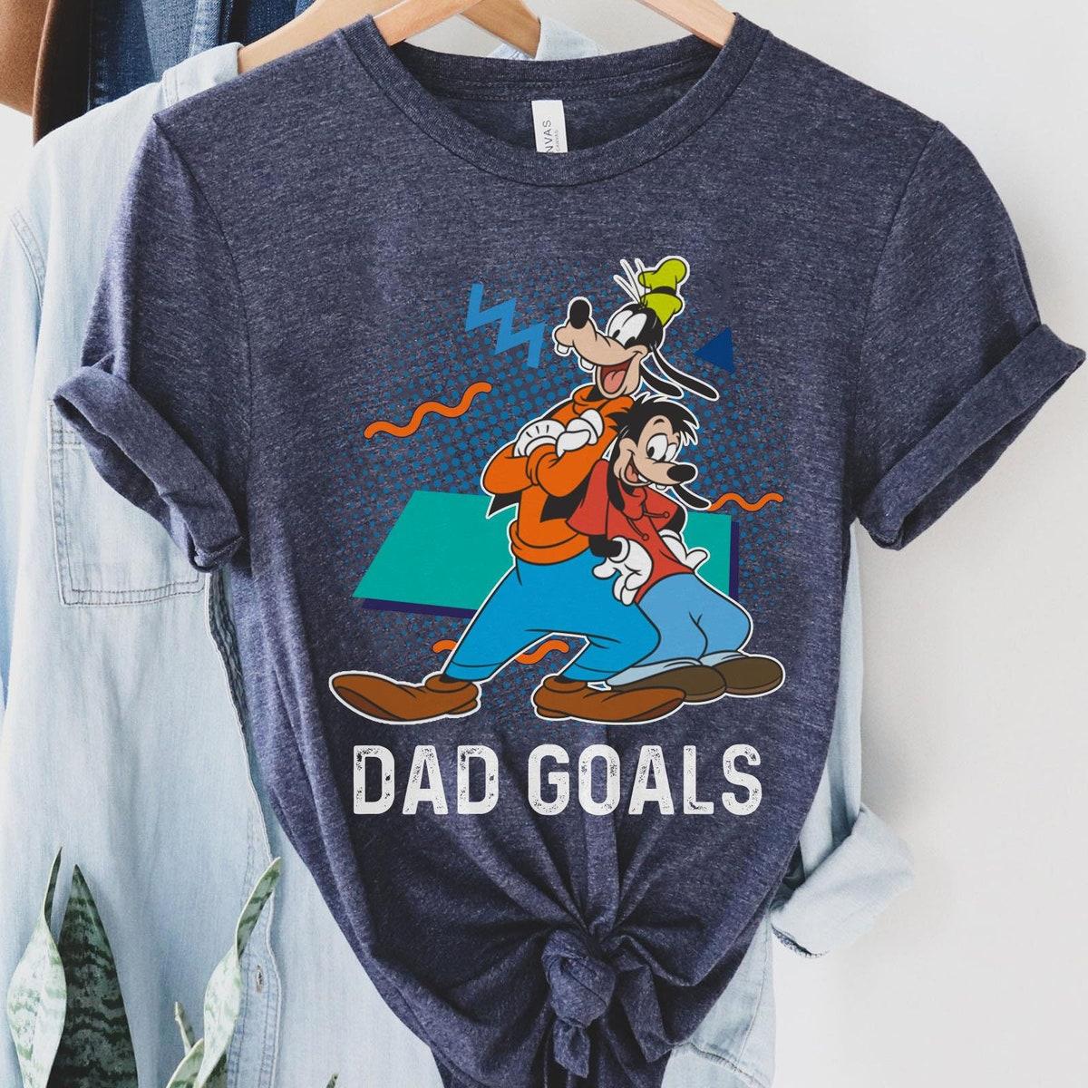 Retro 90s Goofy And Max Dad Goals Shirt 5