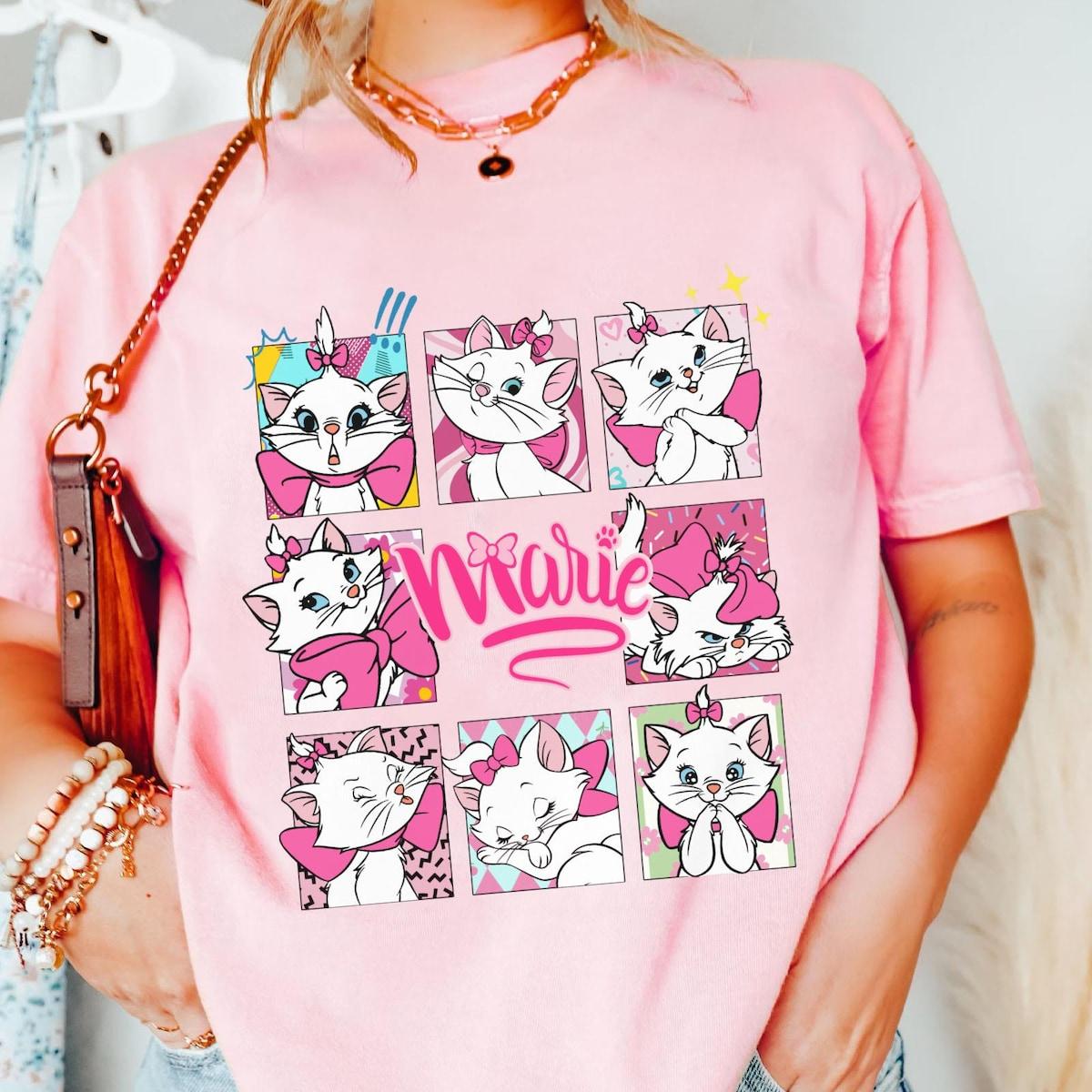 Retro 90s Marie Cat The Aristocats Shirt 3