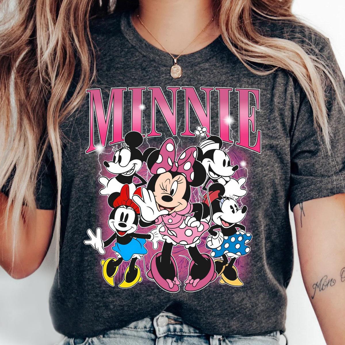 Retro 90s Minnie Mouse Vintage Girl Disney Shirt 3