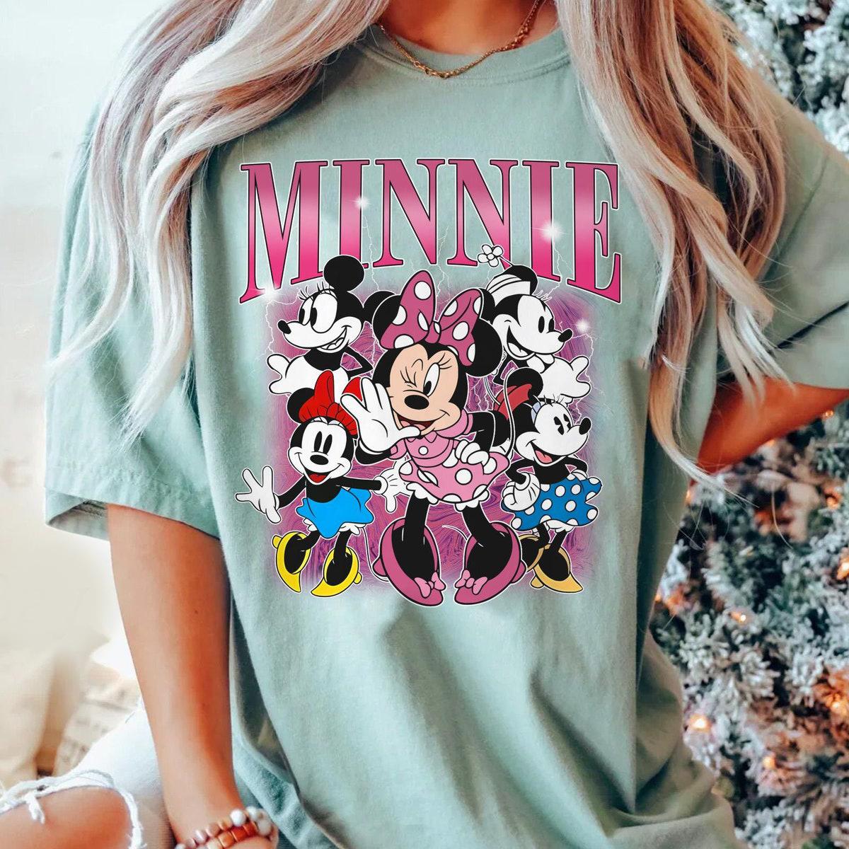 Retro 90s Minnie Mouse Vintage Girl Disney Shirt 4