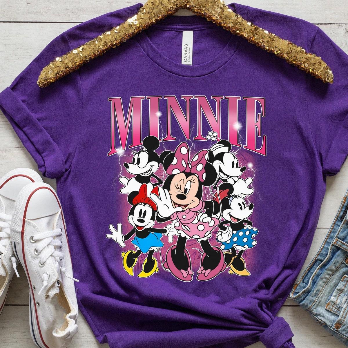 Retro 90s Minnie Mouse Vintage Girl Disney Shirt 6