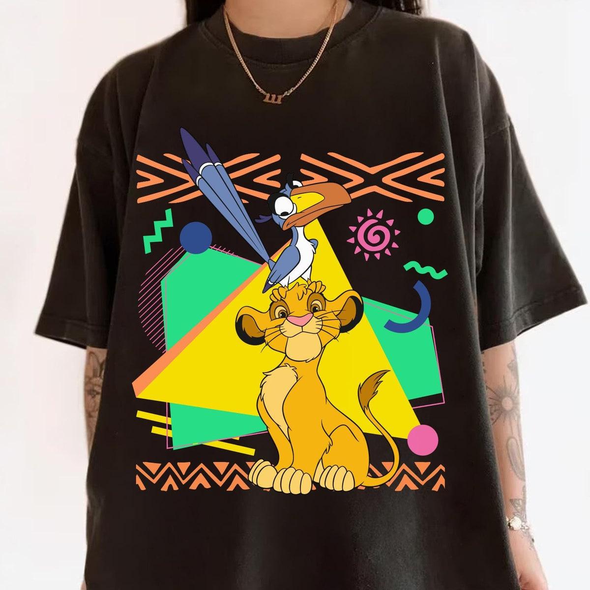 Retro 90s Simba And Zazu The Lion King Shirt 6