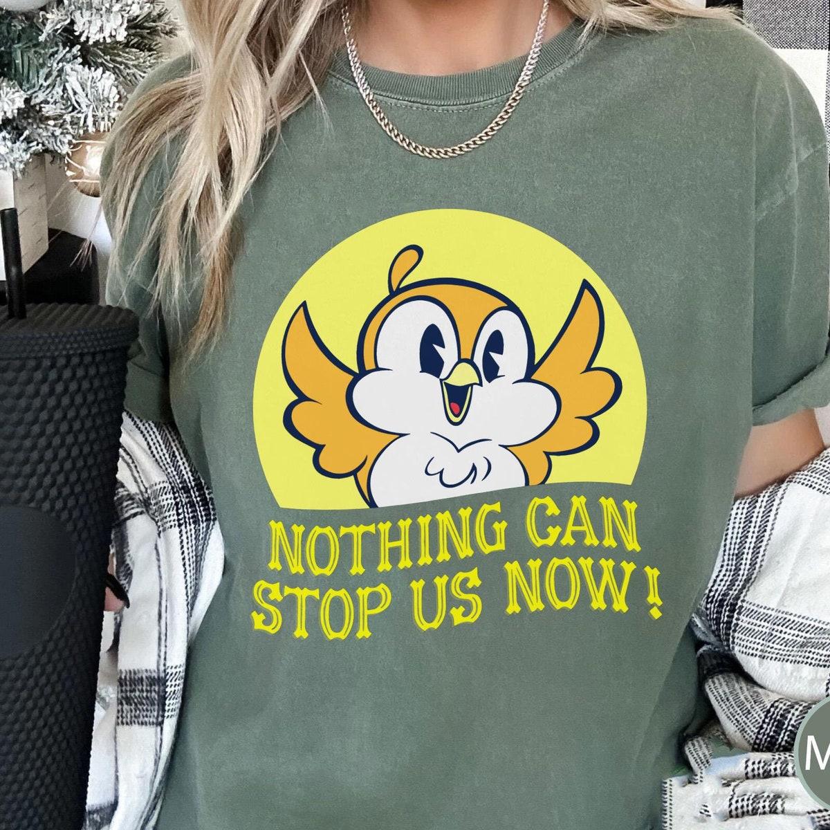 Retro Chuuby Bird Nothing Can Stop Us Now Shirt 2