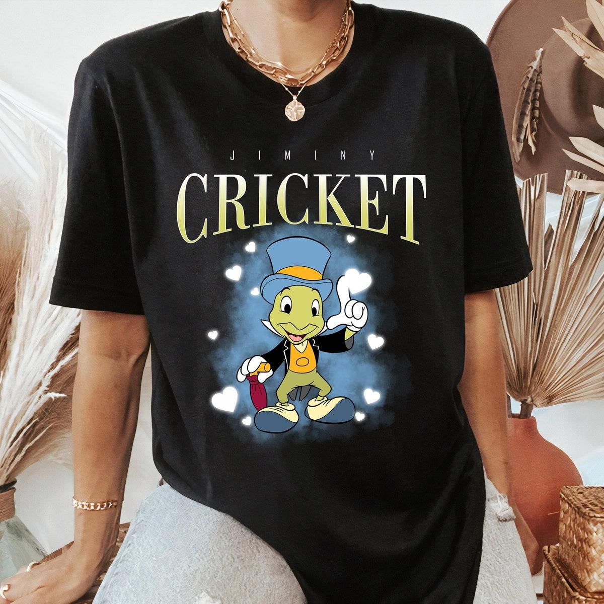 Retro Disney Jiminy Cricket 90s Portrait Pinocchio Shirt 1