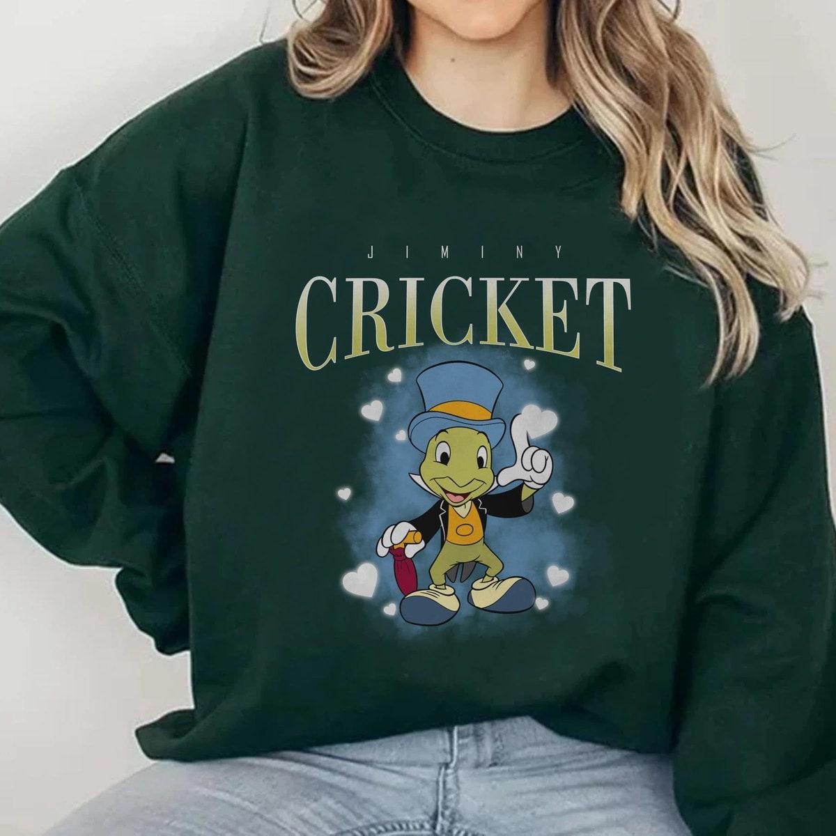 Retro Disney Jiminy Cricket 90s Portrait Pinocchio Shirt 3