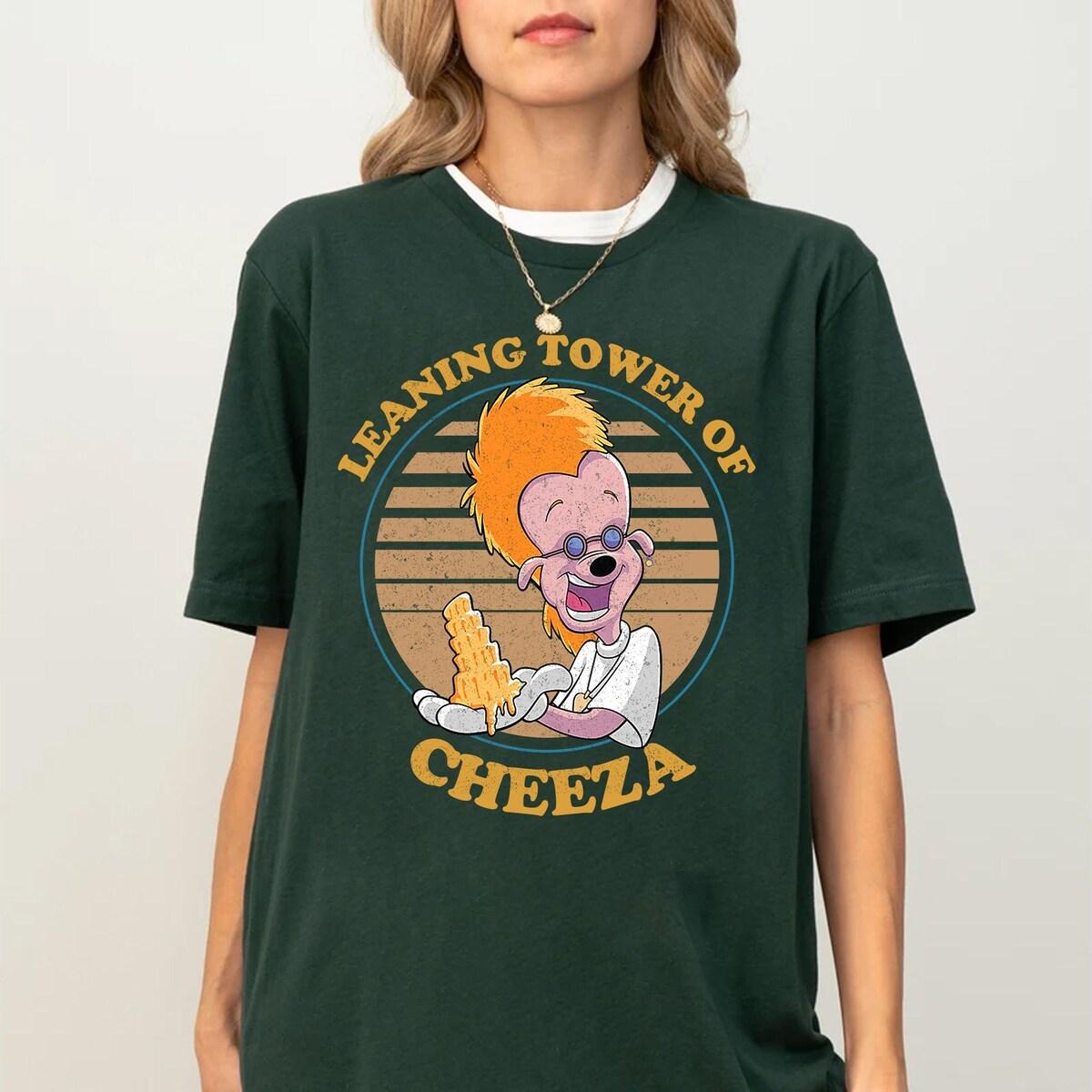 Retro Disney The Leaning Tower Of Cheeza A Goofy Movie Shirt 4