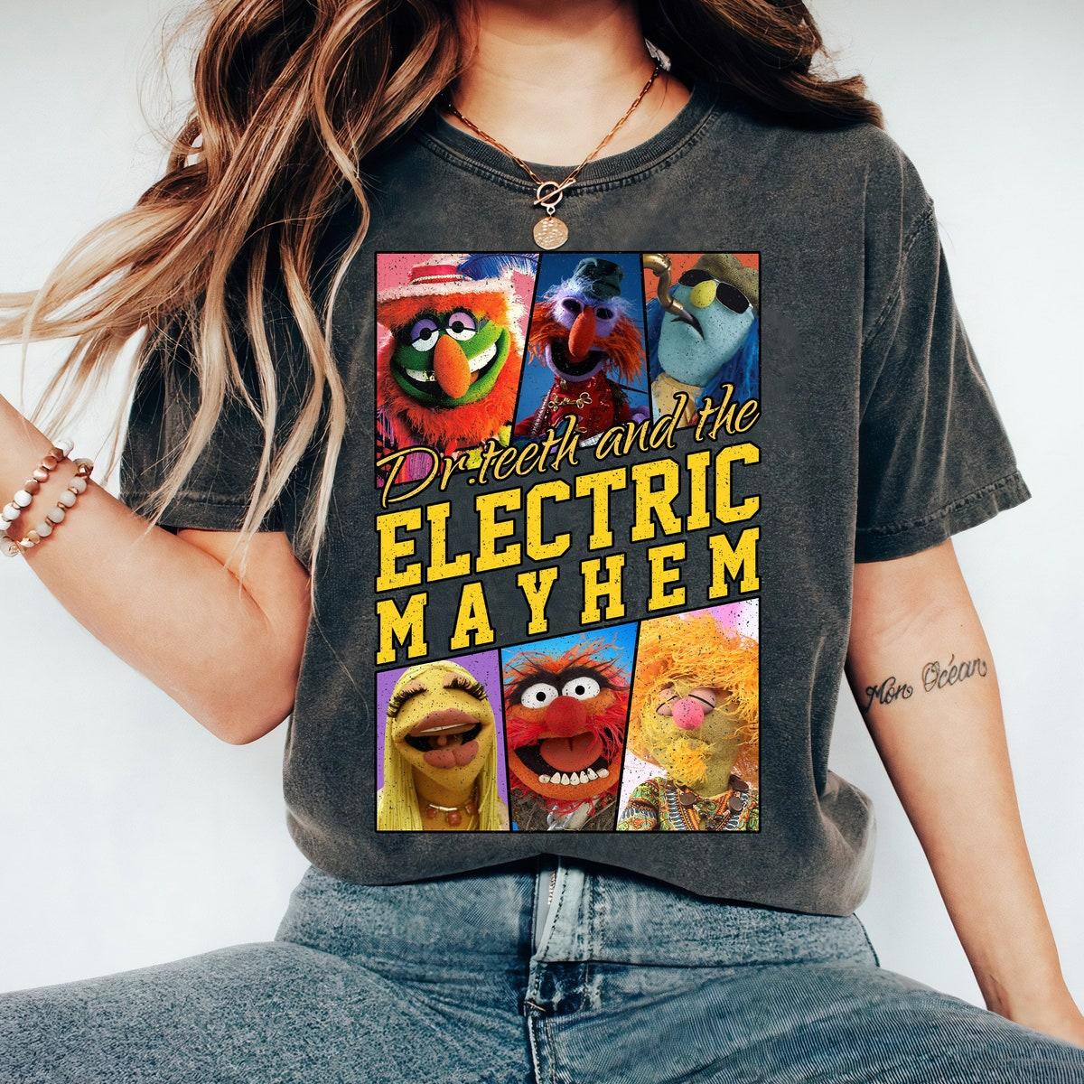 Retro Disney The Muppets Dr Shirtth And The Electric Mayhem Shirt 2