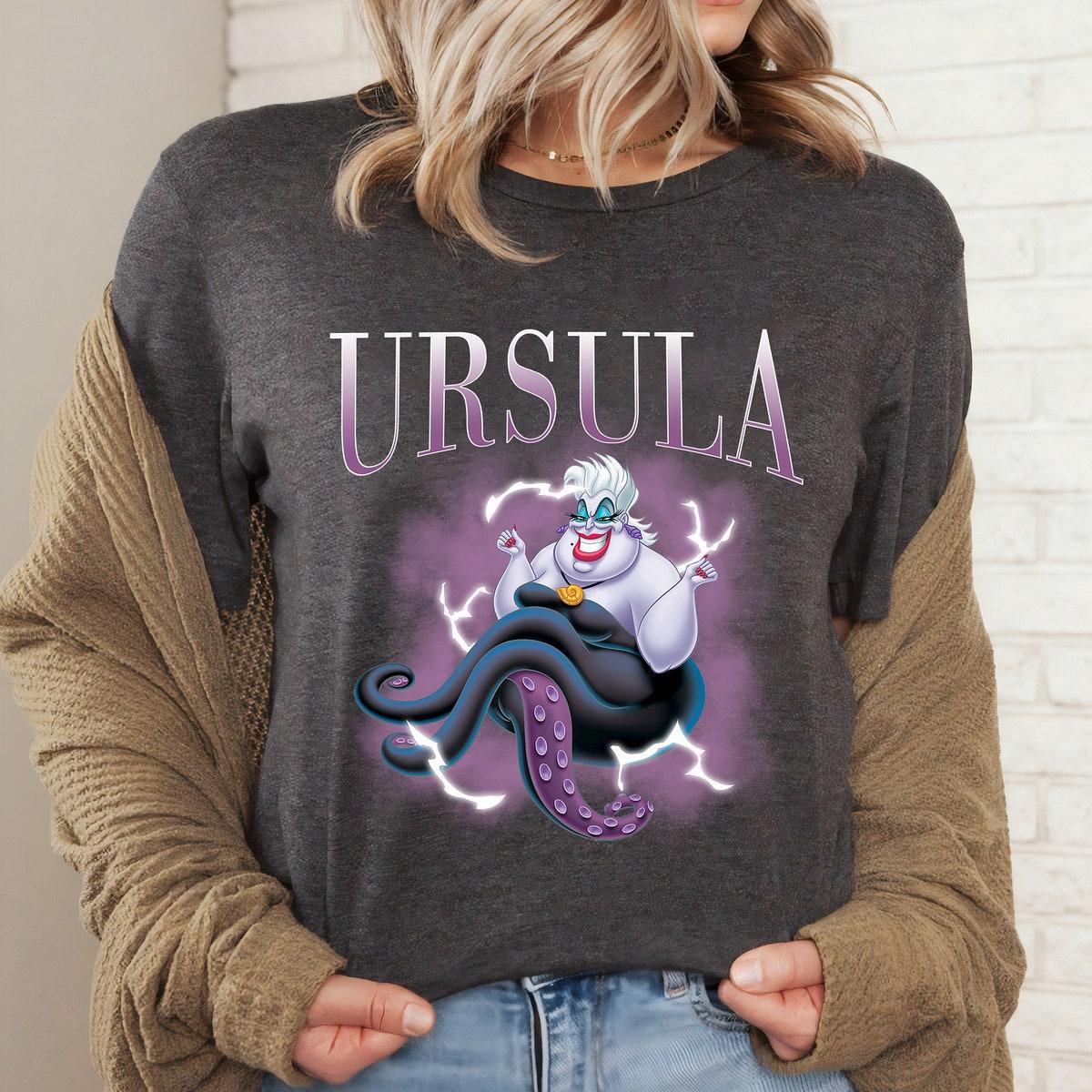 Retro Disney Villains Ursula 90s Portrait Shirt 2