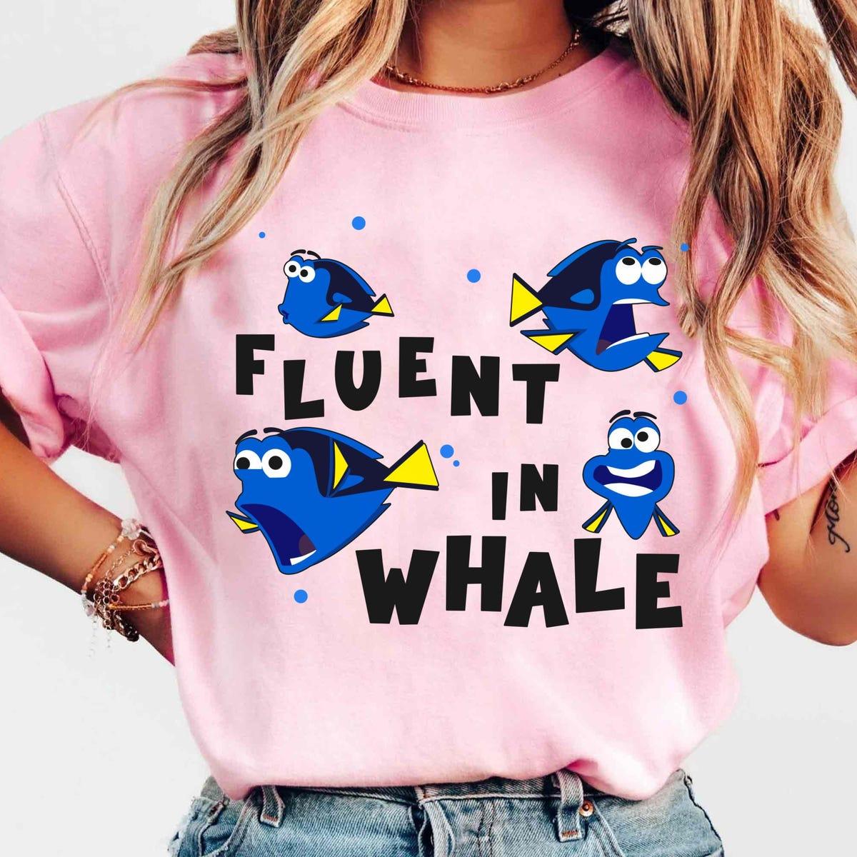 Retro Dory Fish Fluent In Whale Shirt 5