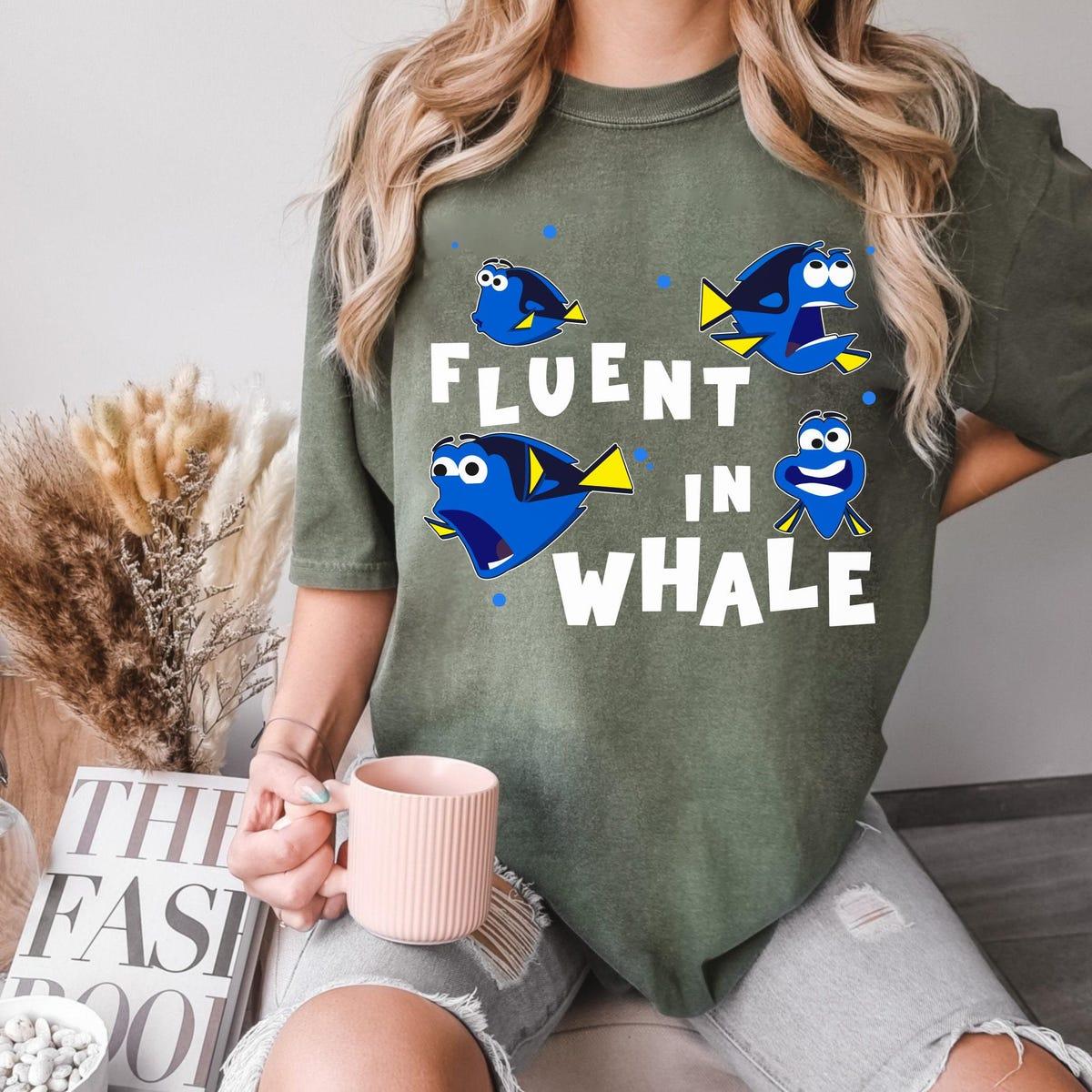 Retro Dory Fish Fluent In Whale Shirt 6