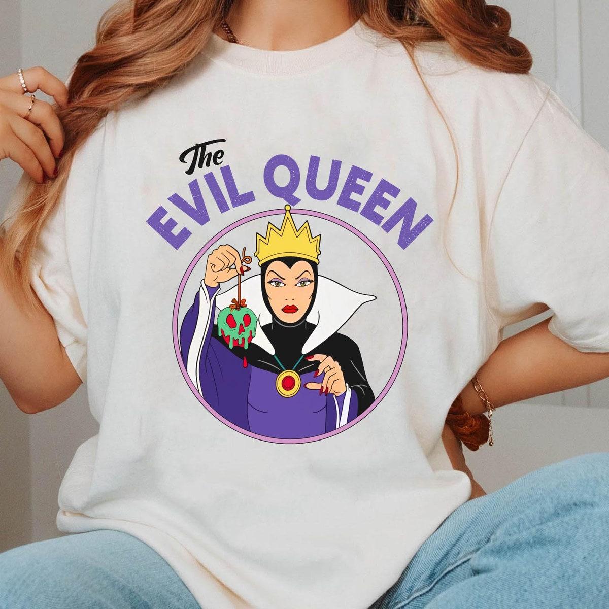 Retro Evil Queen Snow White And Seven Dwarfs Shirt 1