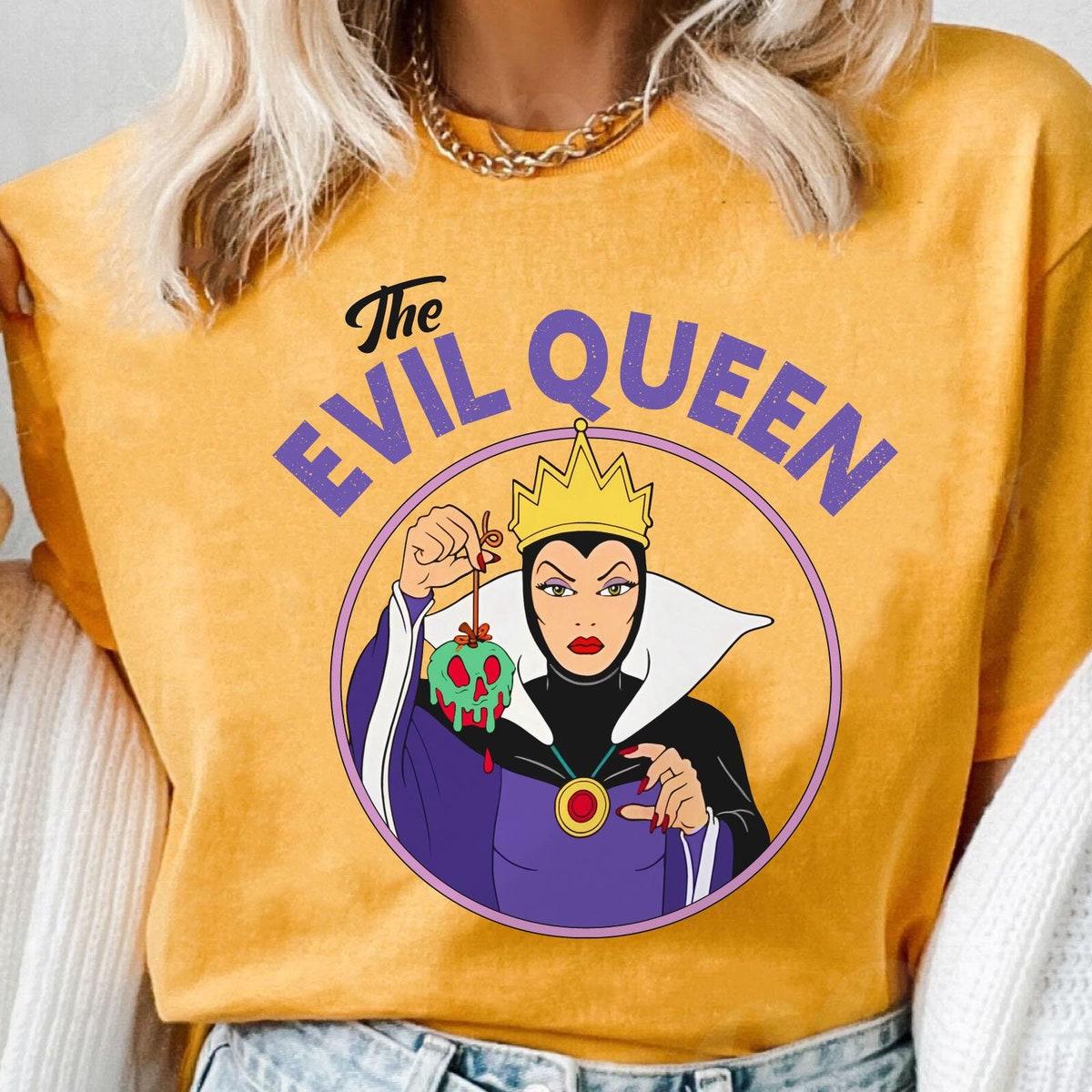 Retro Evil Queen Snow White And Seven Dwarfs Shirt 3