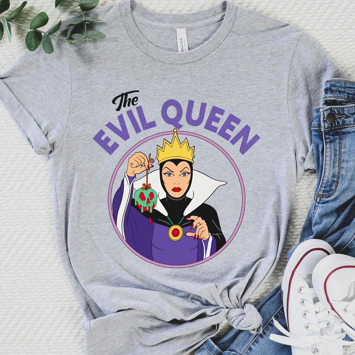 Retro Evil Queen Snow White And Seven Dwarfs Shirt 4