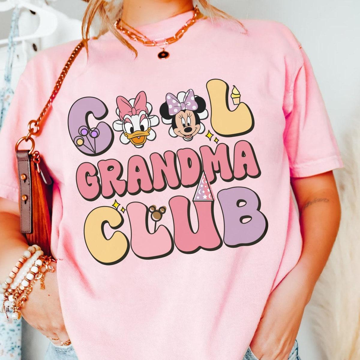 Retro Groovy Minnie And Daisy Cool Grandma Club Shirt 2