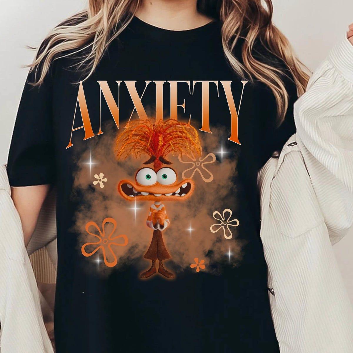 Retro Inside Out Anxiety Disney Emotions Shirt 1