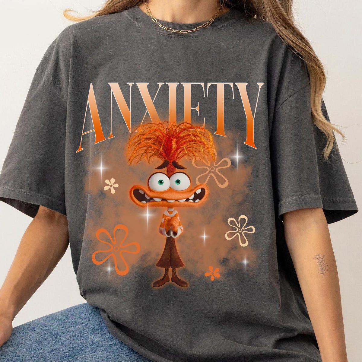 Retro Inside Out Anxiety Disney Emotions Shirt 2