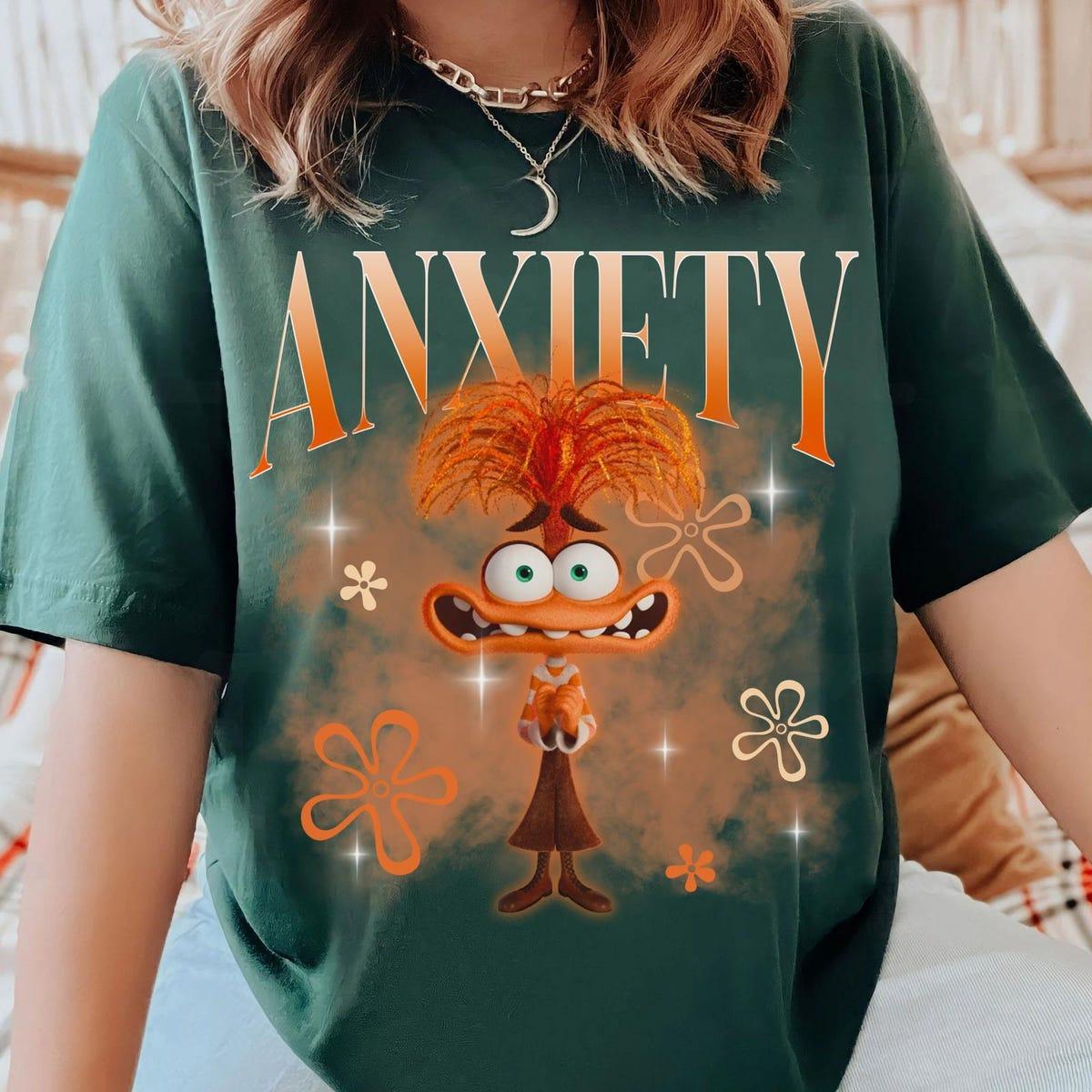 Retro Inside Out Anxiety Disney Emotions Shirt 3