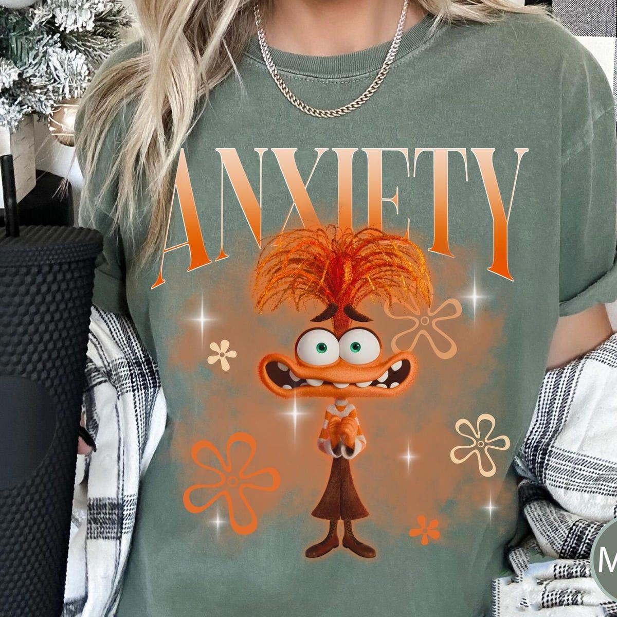 Retro Inside Out Anxiety Disney Emotions Shirt 4