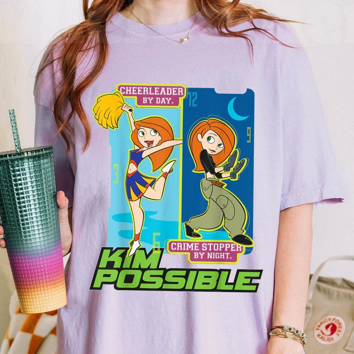 Retro Kim Possible Crime Stopper Vintage Girl Disney Shirt 4