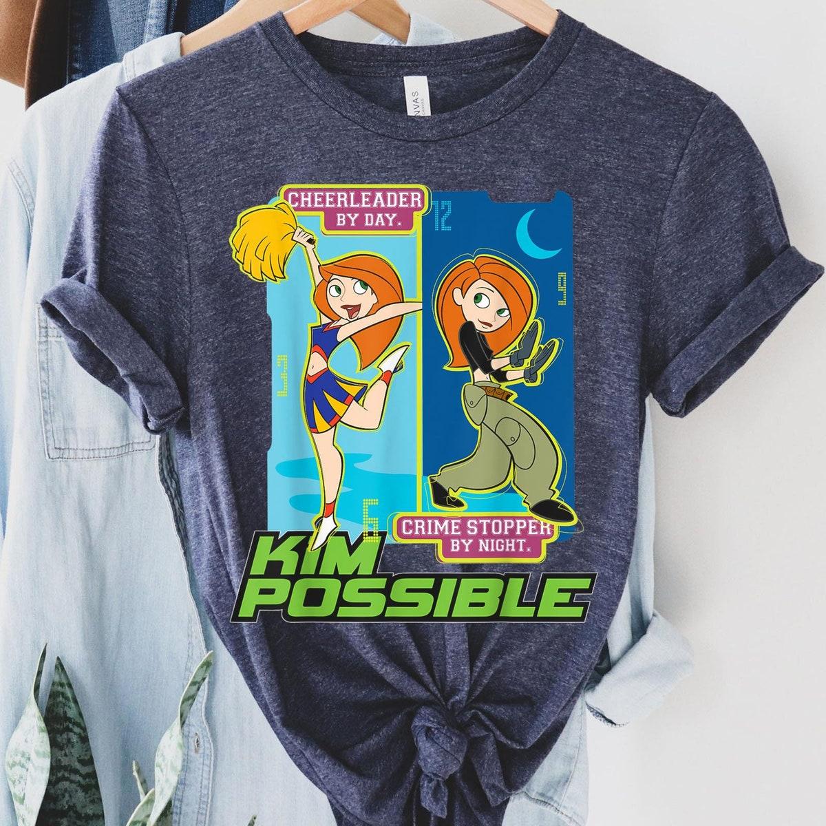 Retro Kim Possible Crime Stopper Vintage Girl Disney Shirt 5