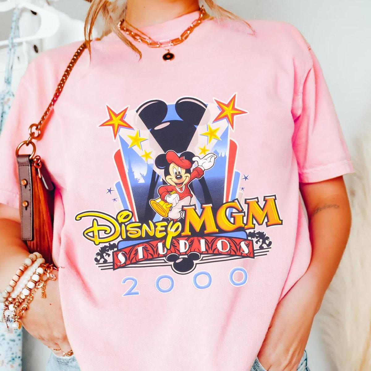 Retro Mickey Mouse Mgm Studios Theme Park Shirt 1